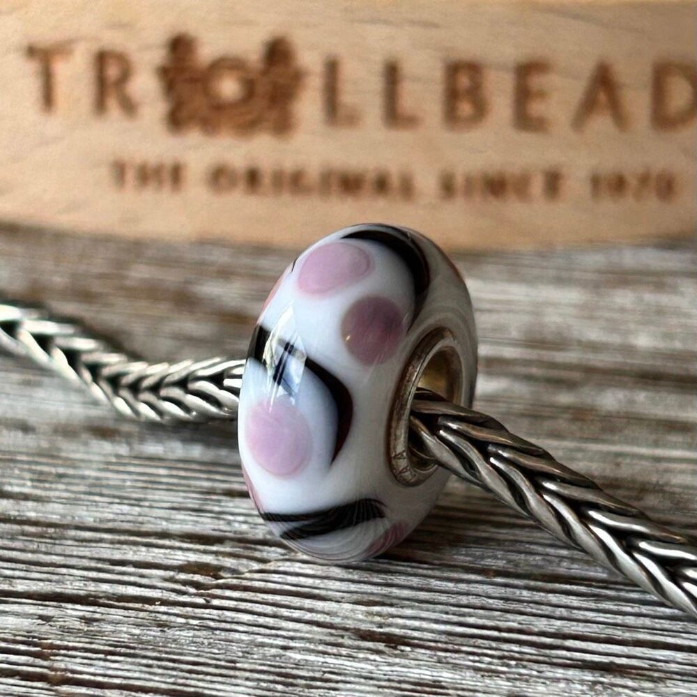 TROLLBEADS Opaque White Purple Black Unique Universal LAA 925S NEW!